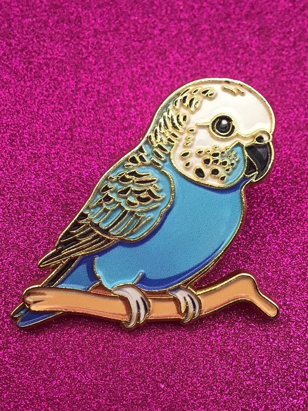 Parakeet Enamel Pin - Picture 1 of 1